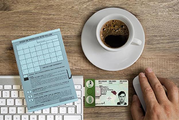 Wie kann ich (online) stempeln?