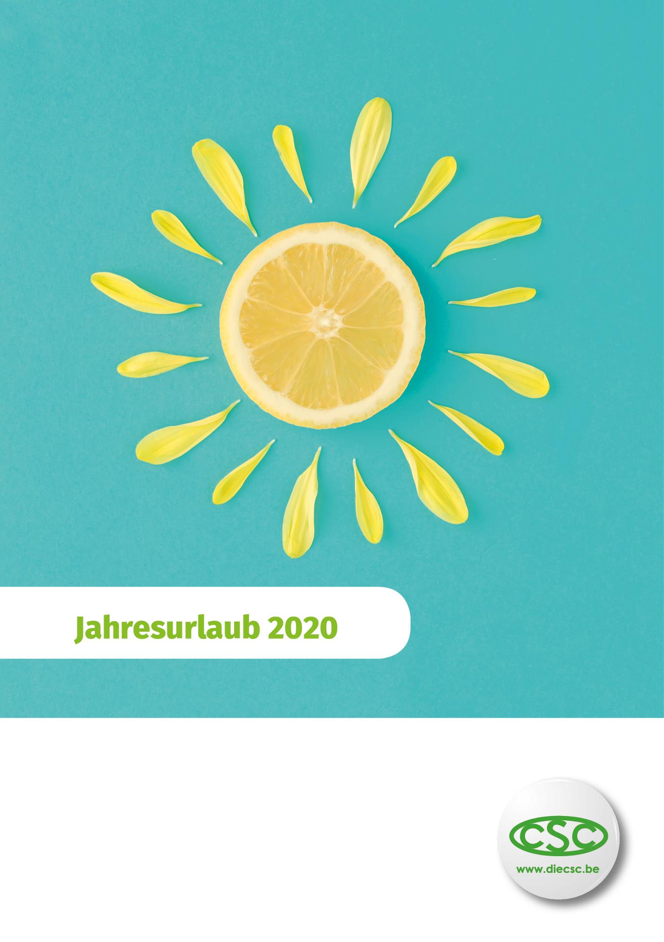 Jahresurlaub 2020 Jahresurlaub
