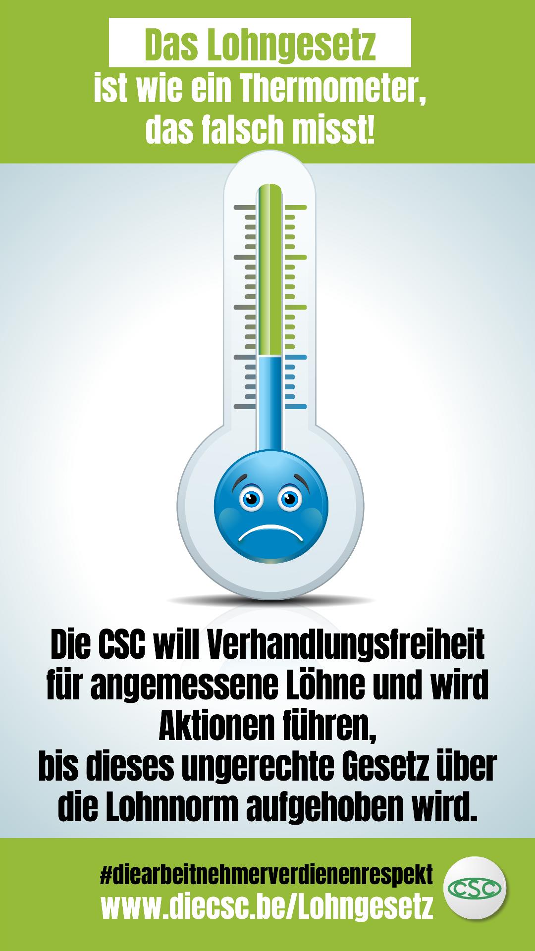 Lohngesetz Thermometer Lohngesetz Thermometer